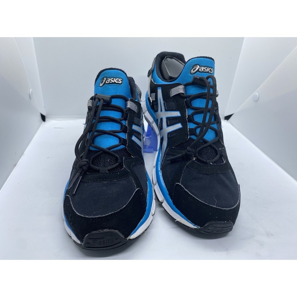 Asics Gel Synthesis Women's Size 9 Running Athletic Shoes, Black/Blue H350L
